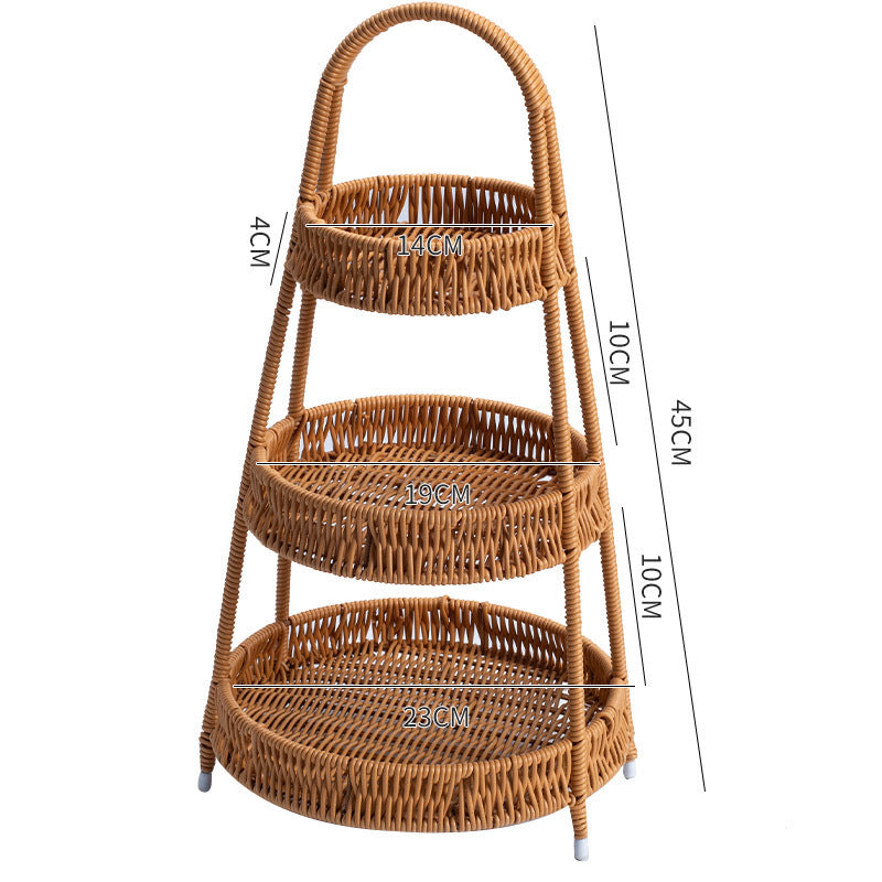 Handgefertigter Rattan Aufbewahrungskorb Brehn