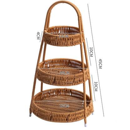 Handgefertigter Rattan Aufbewahrungskorb Brehn