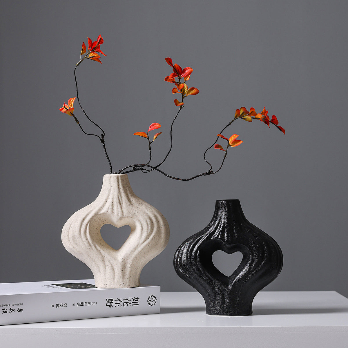 Künstlerische Herzförmige Dekorative Vase
