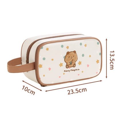 Süßes Tiermuster Make-up Tasche Brehn