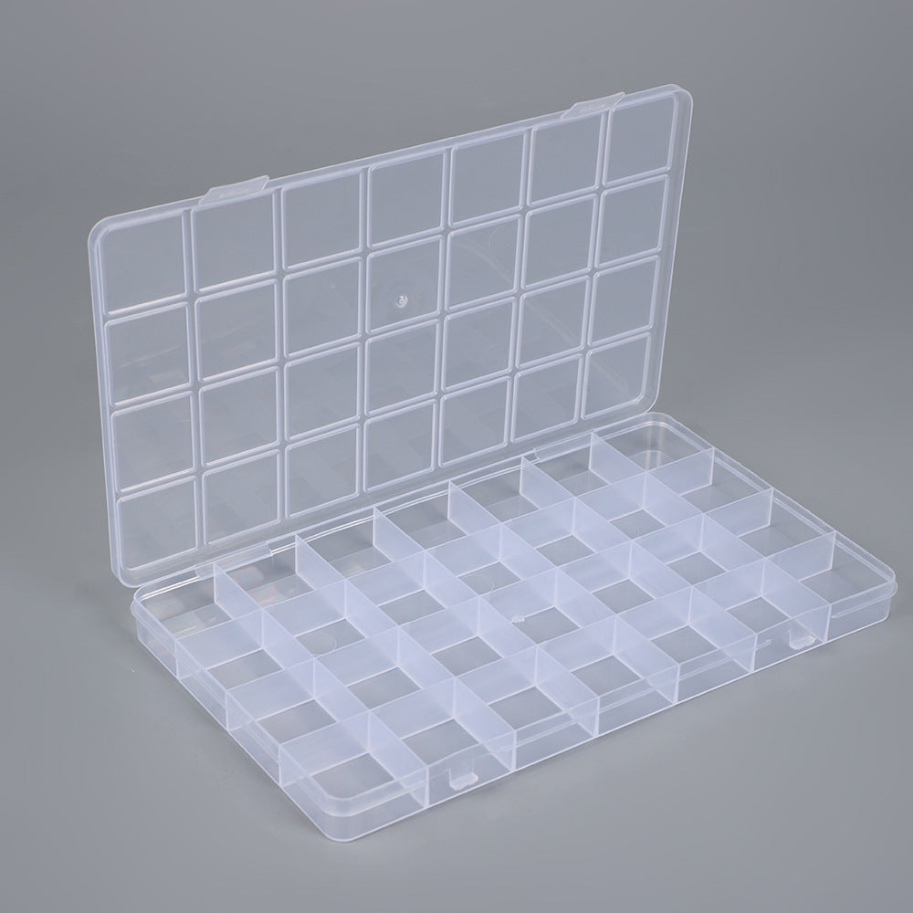 Transparente Mehrfach-Fach Aufbewahrungs Organizer Box Brehn