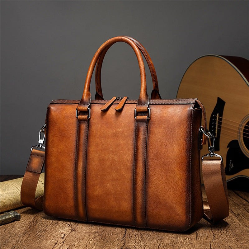 Elegante Aktentasche mit Herausnehmbaren Laptop-Fach Brehn