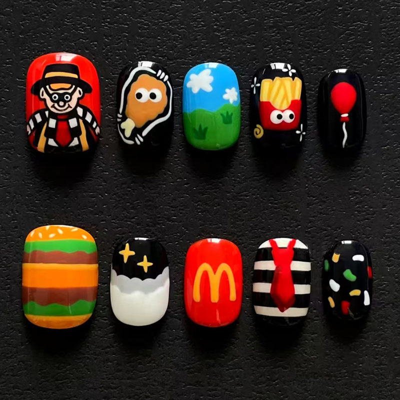 Verspieltes Künstlerisches Nagelkunst Design Set Brehn