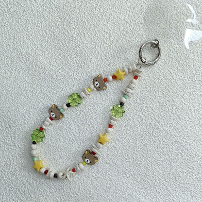 Spaß-Themen-Perlen-Schlüsselanhänger Halter Brehn