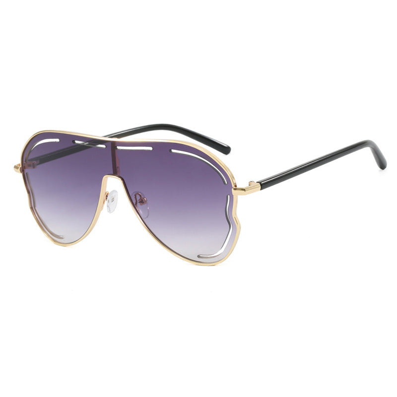 Damen luxuriöse Piloten-Sonnenbrille mit modernem Rahmen Brehn