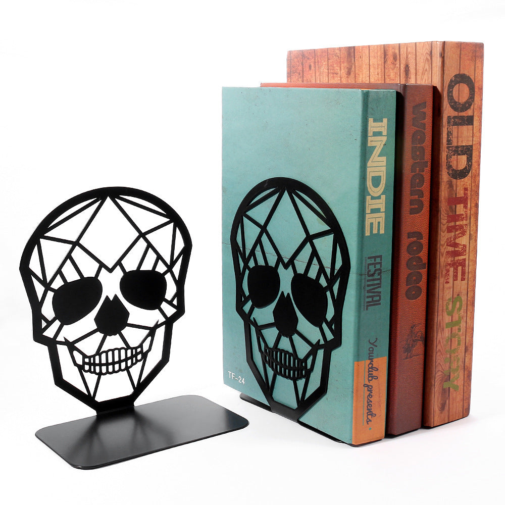 Schädel-Design Dekorative Buchstützen