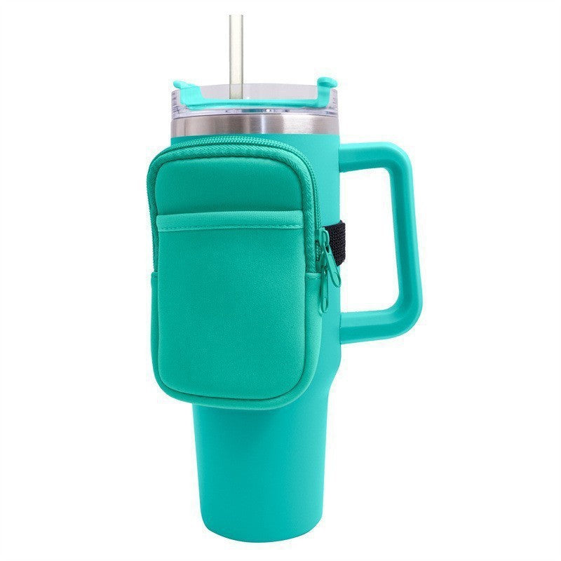 Unisex Getränkehalter mit praktischer Tasche Brehn