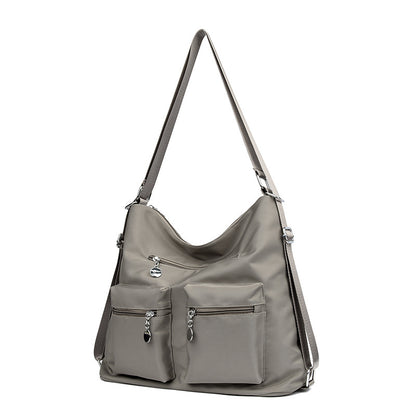 Geräumige Mehrfachtaschen-Schultertasche Brehn
