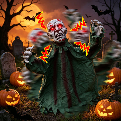 Animierte gruselige Zombie-Dekoration Brehn