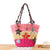 Handgefertigte Strandtasche mit Fröhlichen Blumenmotiven Brehn