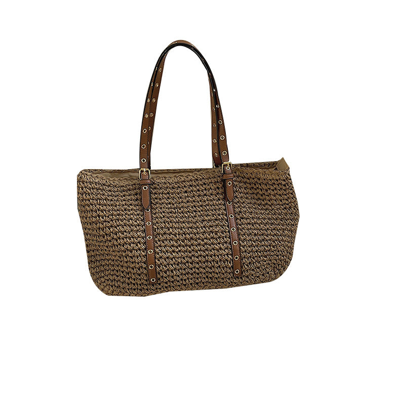 Damen Modische Handtasche mit modernem Flechtdesign Brehn