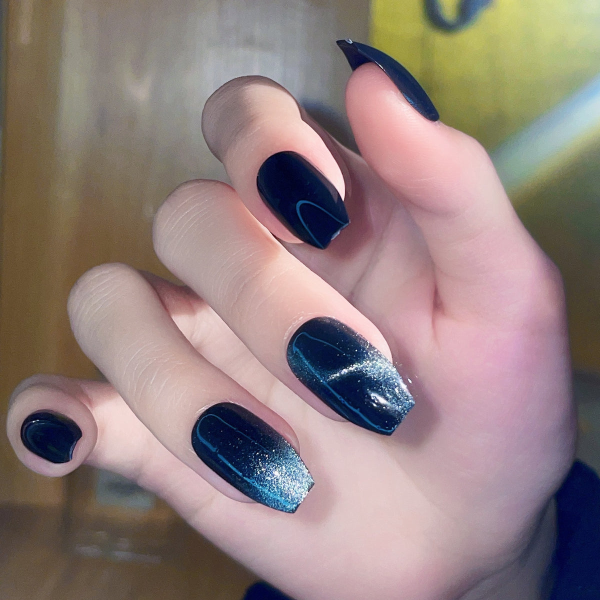 Glamouröses Gradient Press-On Nail Set