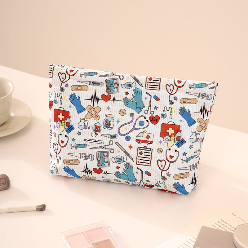 Verspielt Bogenmuster Make-up Tasche Brehn