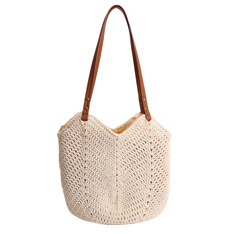 Handgefertigte Strohtasche Brehn