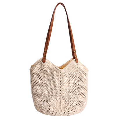 Handgefertigte Strohtasche Brehn
