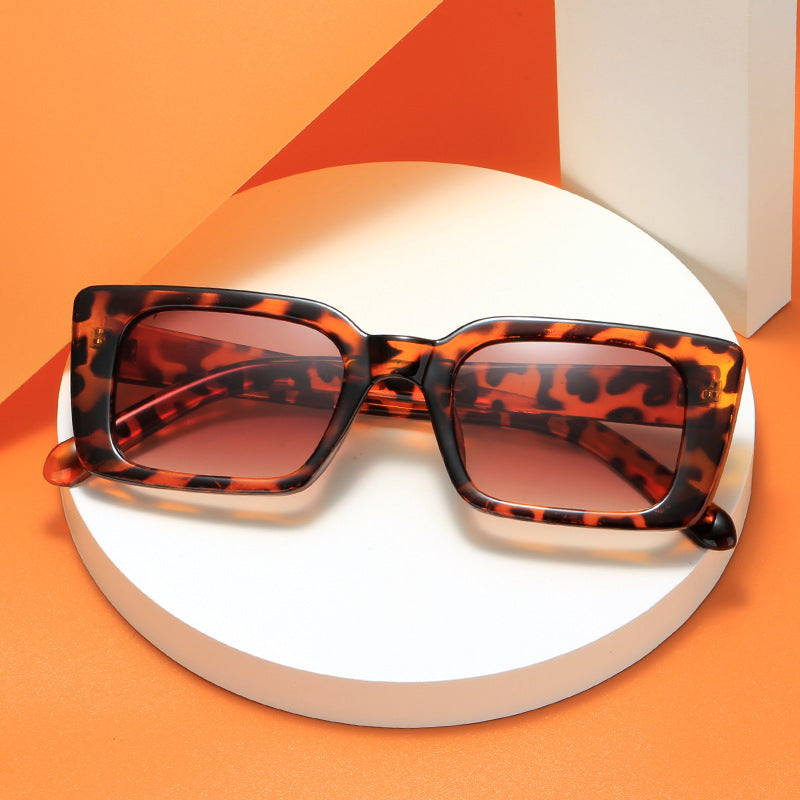 Damen modische quadratische Sonnenbrille mit UV-Schutz Brehn
