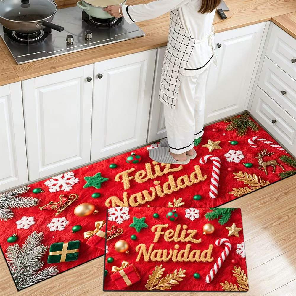 Festliche Weihnachts Küchenmatte Brehn