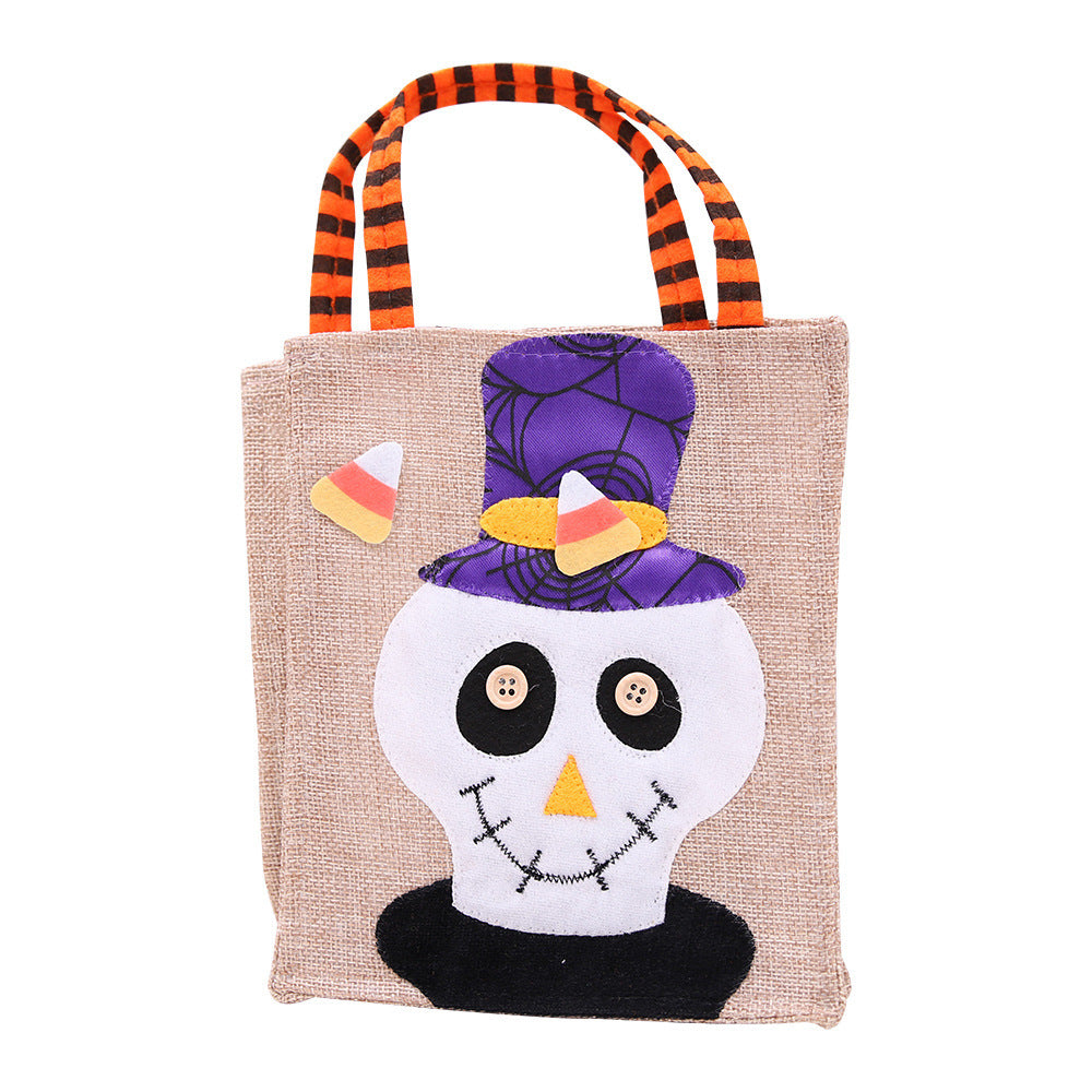 Halloween Tragetasche mit Hexenmotiv