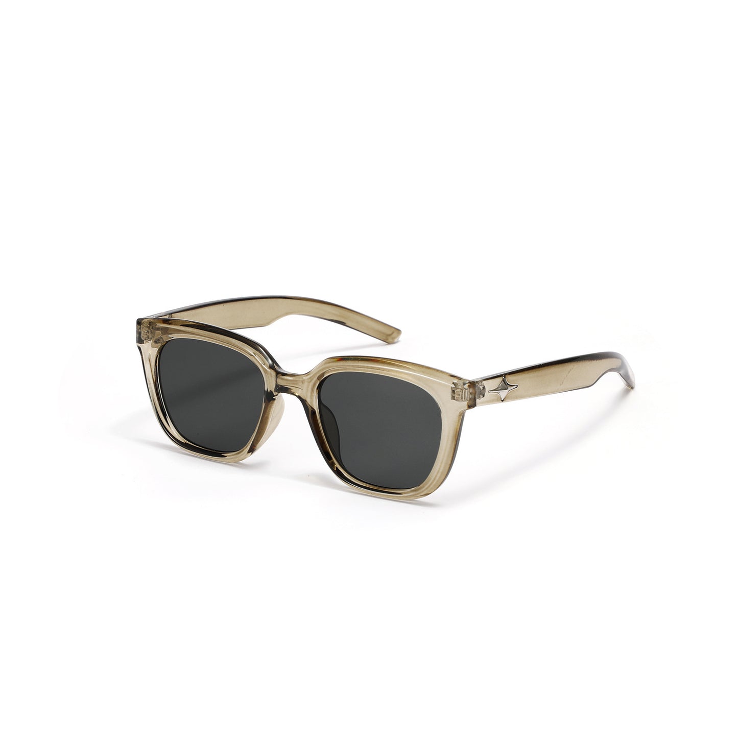Damen modische transparente Sonnenbrille mit schmalem Rahmen und UV-Schutz Brehn