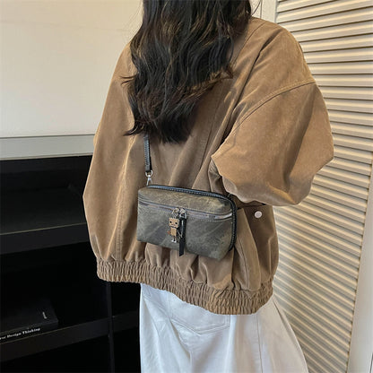 Kompakte Multipocket-Clutch Tasche