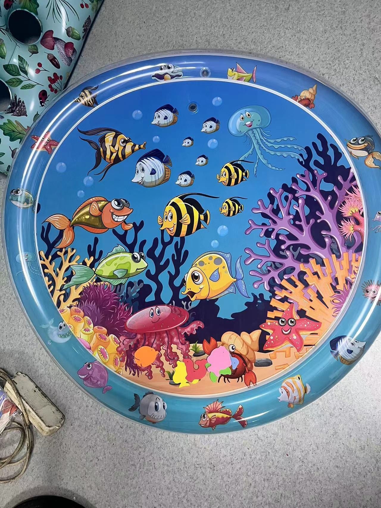 Damen Aufblasbare Spielmatte mit maritimem Motiv Brehn