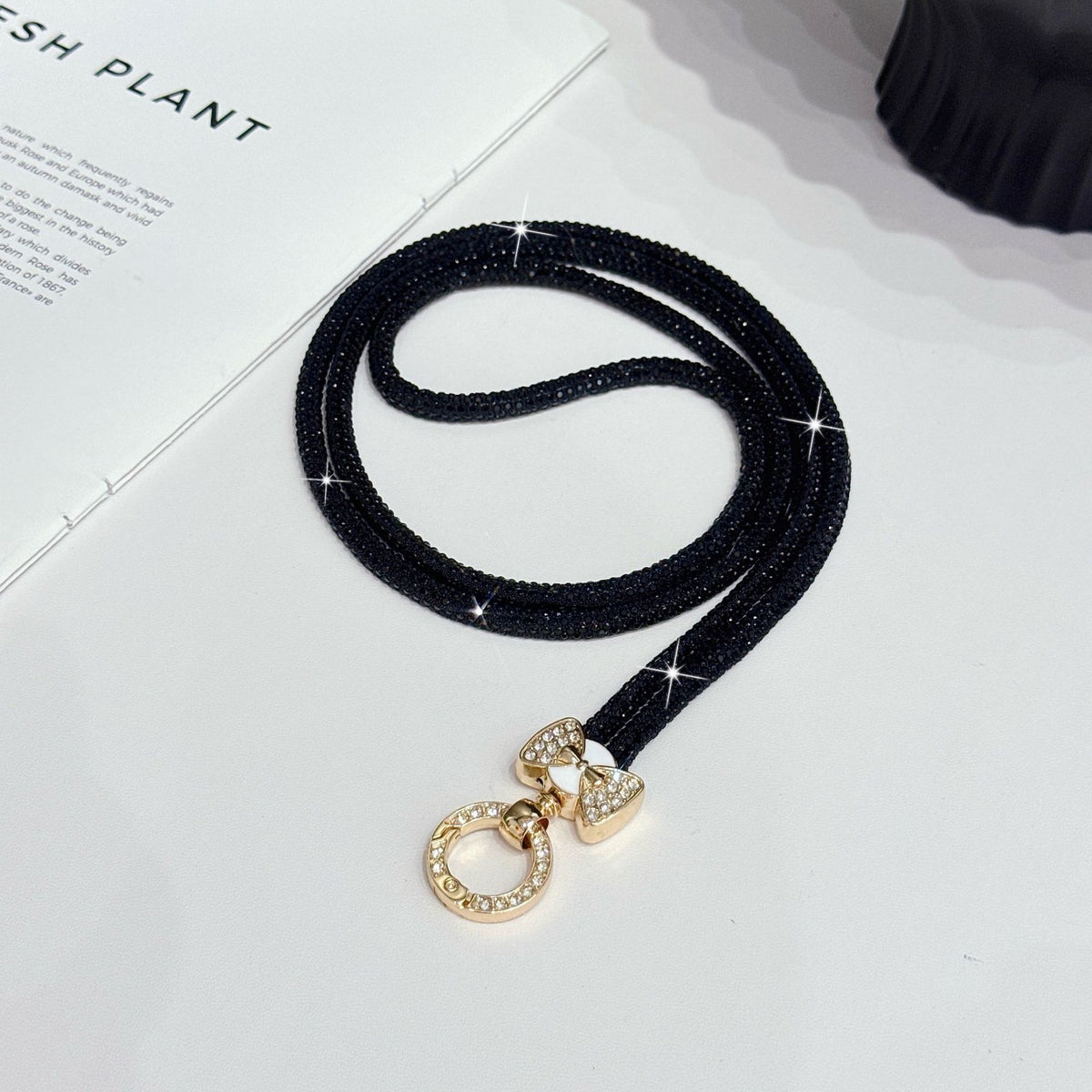 Elegante Strass-Brillen Kette Brehn