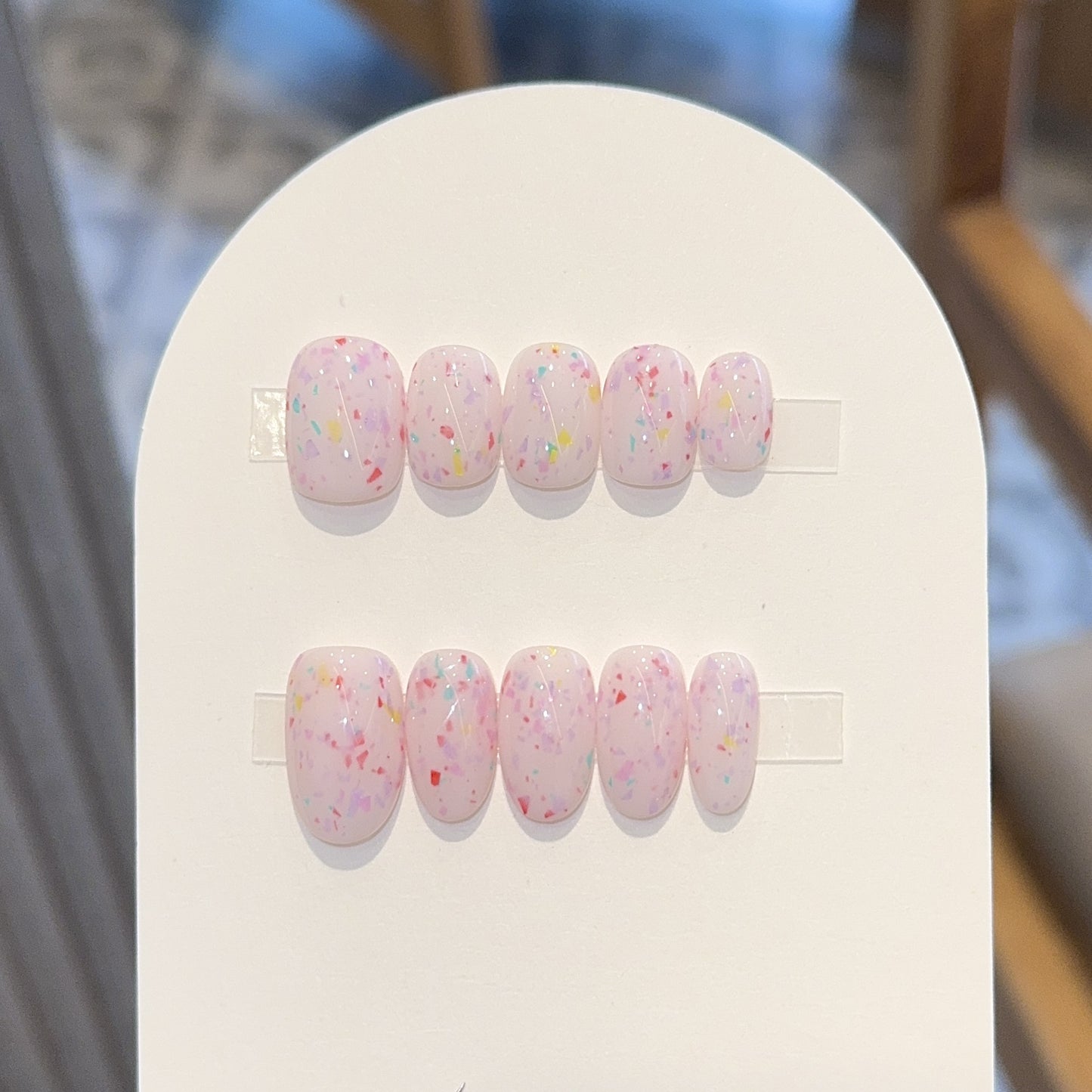 Kunstnagelset mit Funkelnden Akzenten Brehn