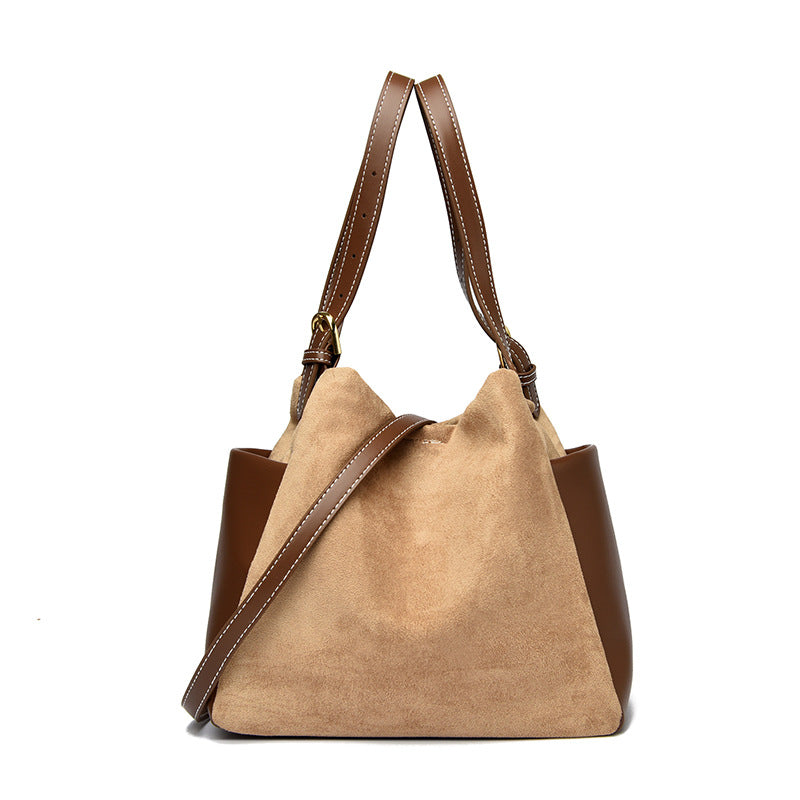 Suede Bucket Handtasche Brehn