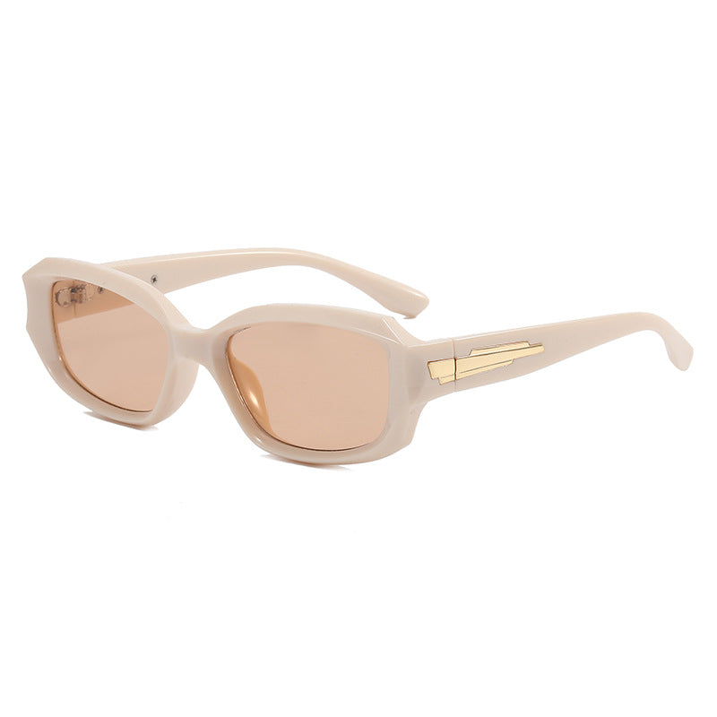 Damen modische Oversized-Sonnenbrille mit einzigartigem Rahmen Brehn