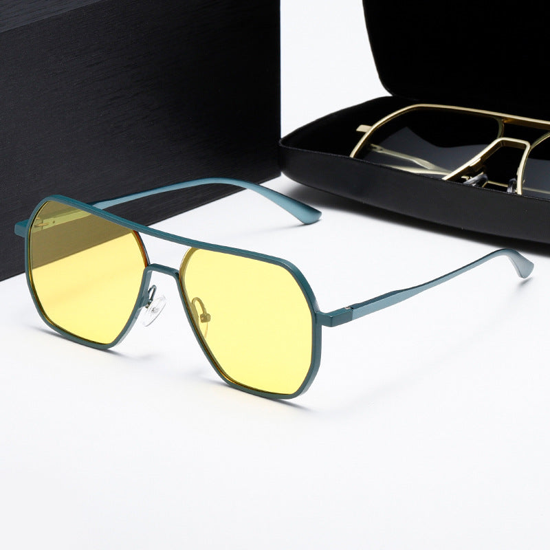 Damen Innovative modische Sonnenbrille mit rechteckigem Rahmen Brehn