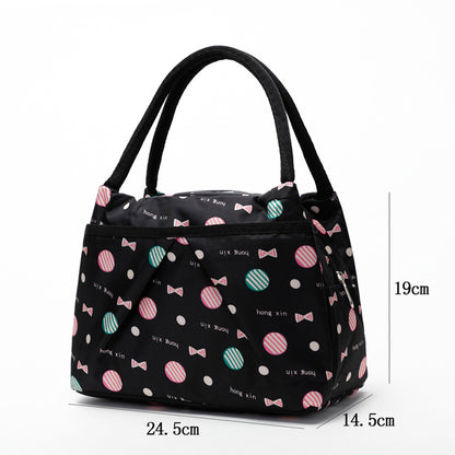 Blumige isolierte Lunch-Kühltasche Brehn