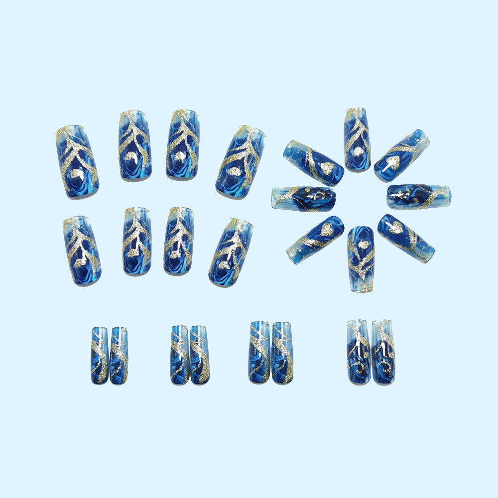 Kunstnagelset mit Floralen Motiven Brehn