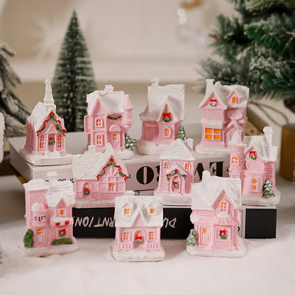 Beleuchtetes Weihnachtsdorf Haus Deko Brehn