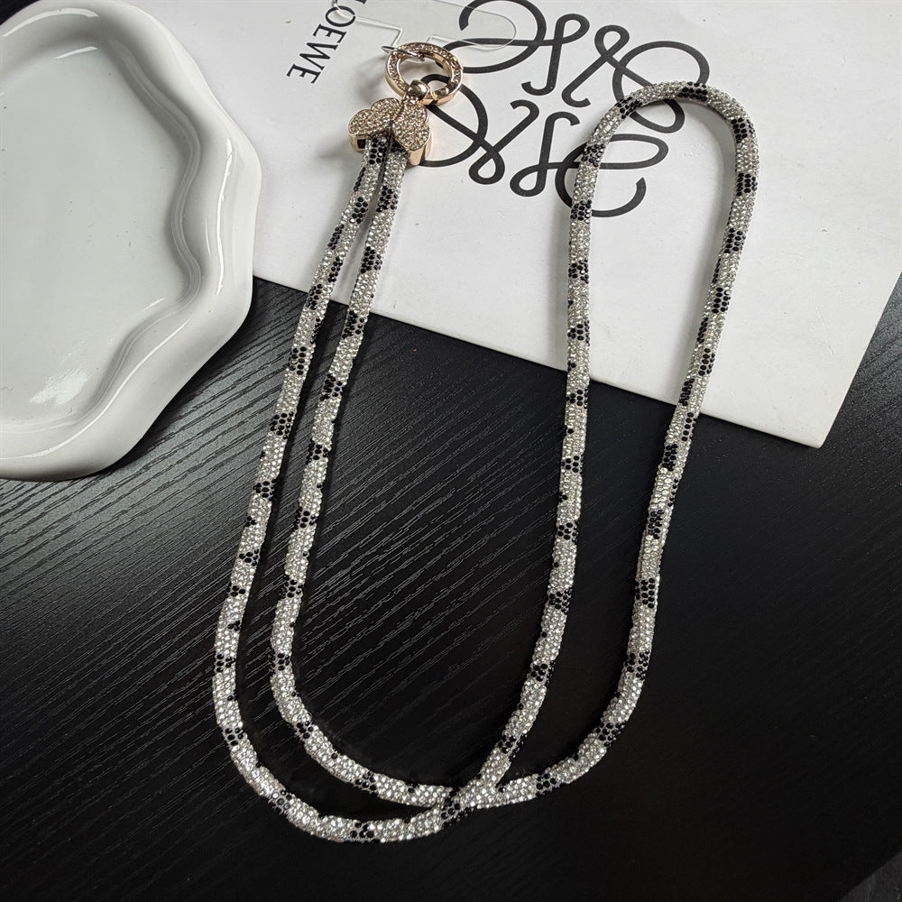 Rhinestone-besetzte Telefon-Lanyard Brehn