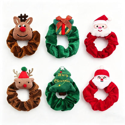 Weihnachtsgeschenk Haargummi mit Schleife