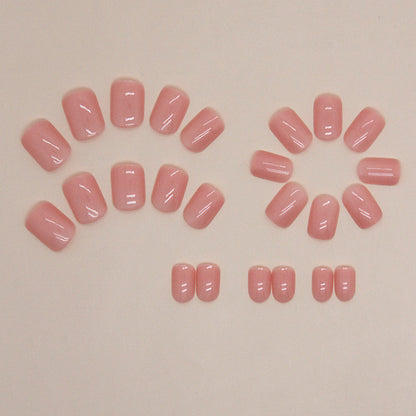 Glänzendes Gel Press-On Nagelset Brehn