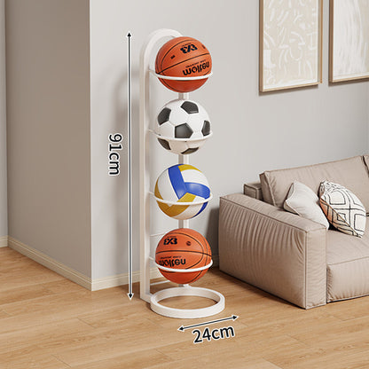 Vertikaler freistehender Sportball-Lagerregal