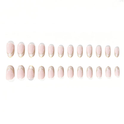 Stylische French Tip Acryl Nagelverstärkungen Brehn