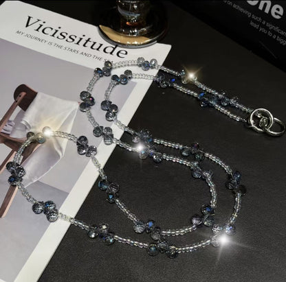 Elegante Kristallperlen Brillen Kette Brehn