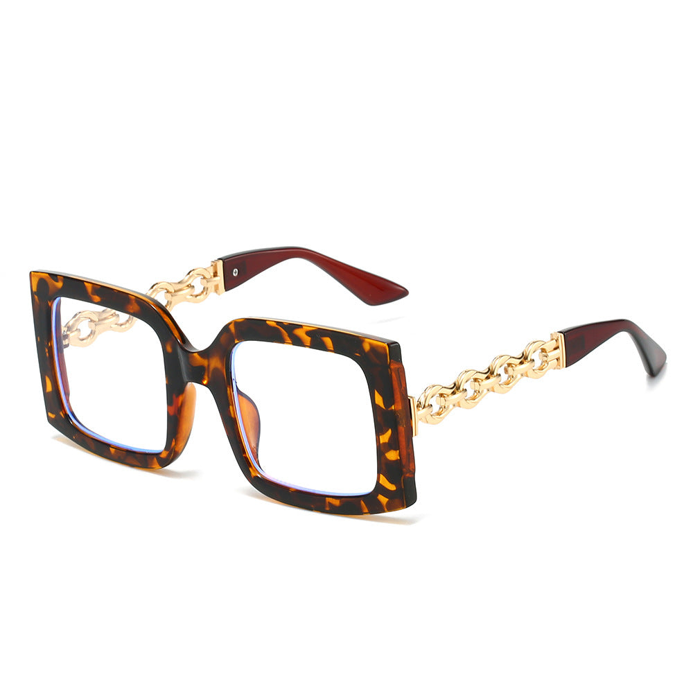 Damen elegante Sonnenbrille mit luxuriösen Kettendetails Brehn