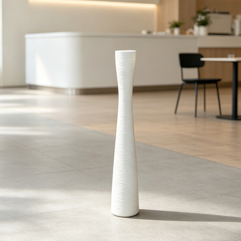 Hohe vertikale gerippte dekorative Vase Brehn