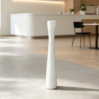 Hohe vertikale gerippte dekorative Vase Brehn