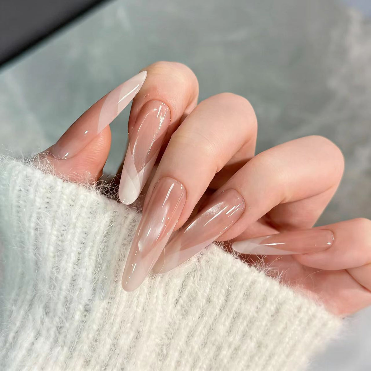 Premium Stiletto-Gel-Nagelerweiterungen