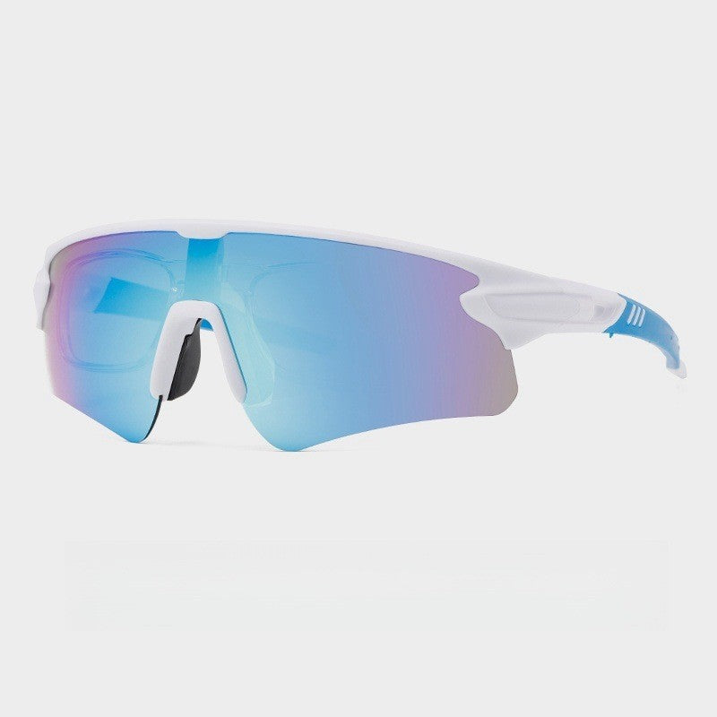 Unisex Sportliche Hochleistungs-Sonnenbrille mit aerodynamischem Design und verstellbarem Nasenpad Brehn