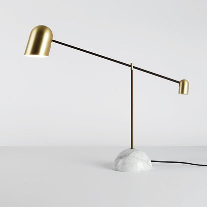 Einstellbare Arm Stehlampe mit Marmorbasis
