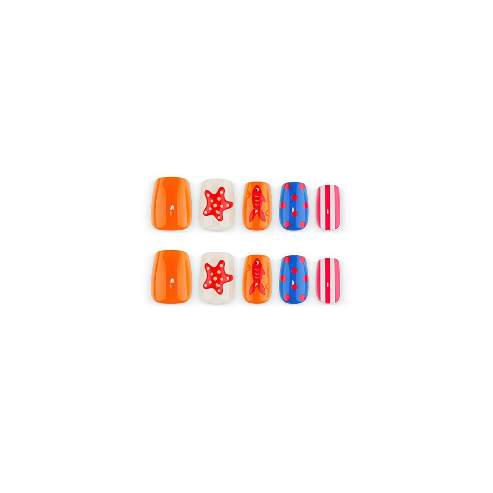 Kunstnagelset mit Maritimen Motiven Brehn