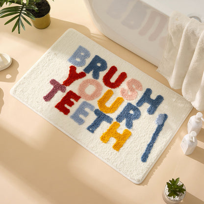 Fun Typografie Badmatte