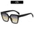 Chic Übergroße Quadratische Sonnenbrille
