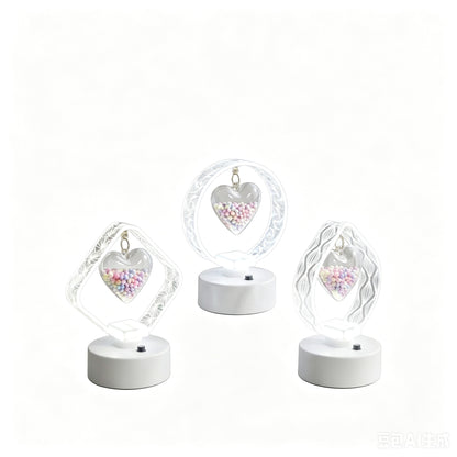 Herzförmige LED Tischlampe