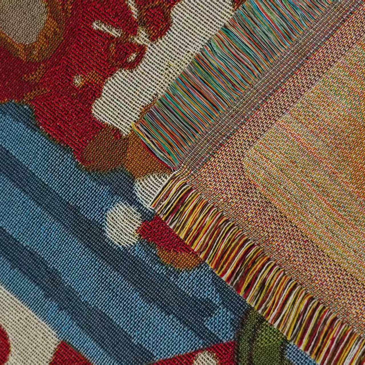 Gemütliche Cartoon-Themen Woven Throw-Decke